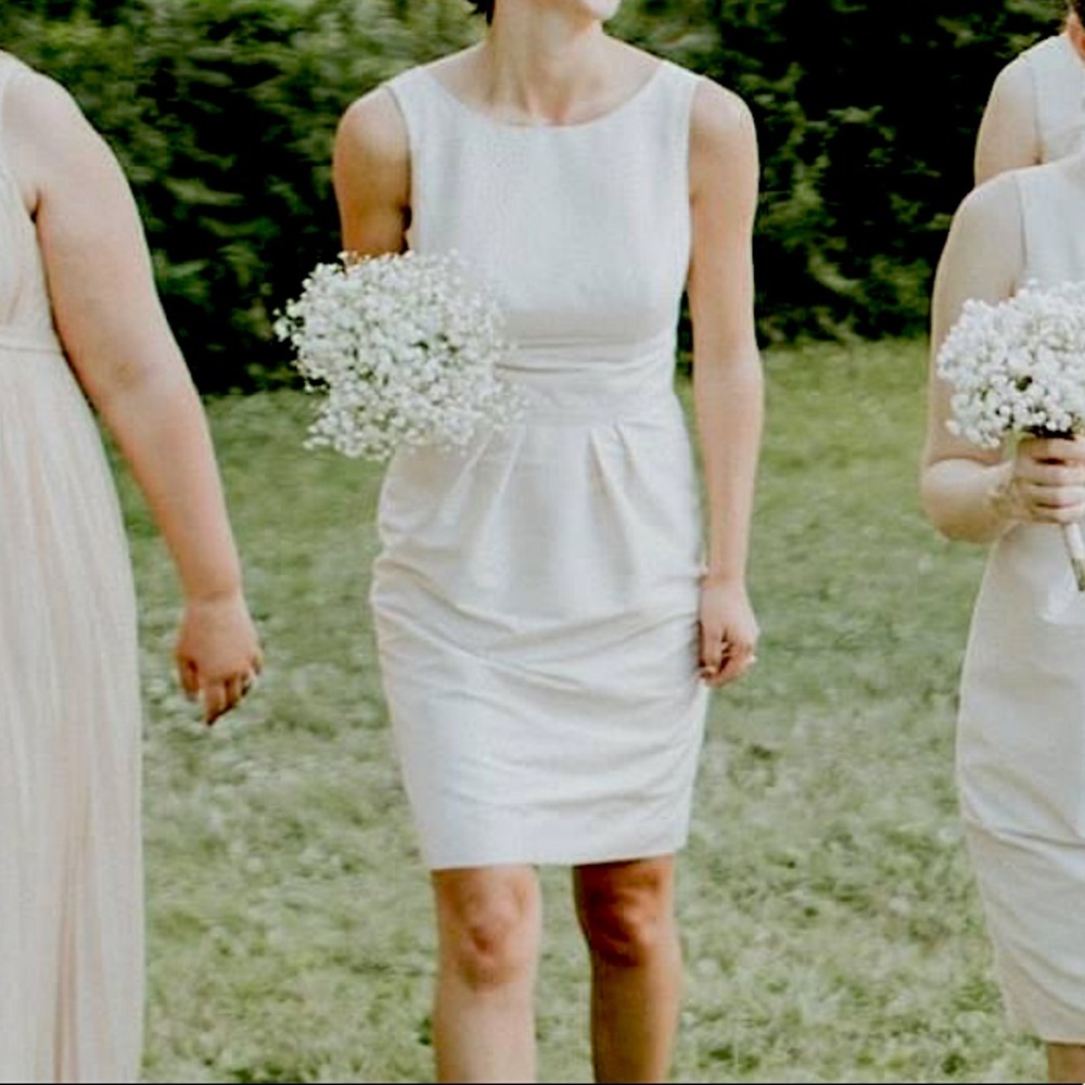Champagne Alfred Sung Cocktail dress